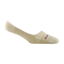 Darn Tough Women's Solid No Show Invisible Lightweight Lifestyle Sock Oatmeal - 6044-OATMEAL