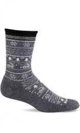 Sockwell Women's Folksy Fairisle Essential Comfort Socks Charcoal - LD220W-850