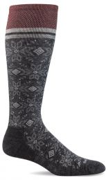 Sockwell Women's Winterland Moderate Graduated Compression Socks Charcoal - SW92W-850