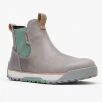 XTRATUF Women's Waterproof Leather Ankle Deck Boot Grey Iceberg - XWABL100