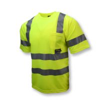 Radians Men's Type R Class 3 Short Sleeve T-Shirt With Max-Dri™ Hi-Vis Green - ST11-3PGS