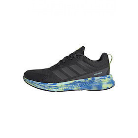 Adidas Unisex Kids Fortarun 4.0 Athletic Shoe Carbon/Grey/Semi Flash Aqua - JR9833