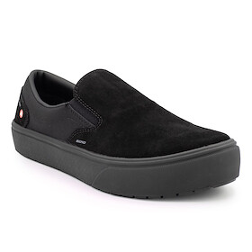 AIRWALK SAFETY Men's Venice Slip-On Composite Toe ESD Work Shoe Black - AW7011