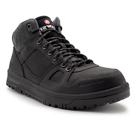 AIRWALK SAFETY Men's Mongo Mid Alpine Composite Toe ESD Work Shoe Black - AW7205