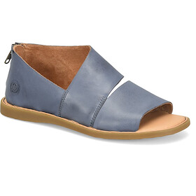 Born Women's Mila Sandals Navy Leather - BR0084134