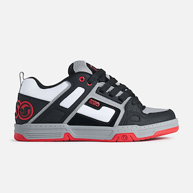DVS Unisex Comanche Skate Shoe Black/White/Charcoal - DV01318002
