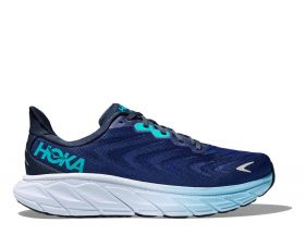 HOKA Men's Arahi 6 Outer Space/Bellweather Blue  - 1123194-OSBB & 1123196-OSBB