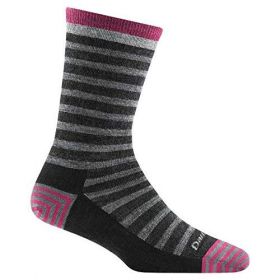 Darn Tough Women's Morgan Crew Lightweight Lifestyle Sock Charcoal - 6039-CHARCOAL