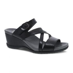 Dansko Women's Ana Black Glazed Kid Leather - 1610500200