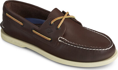 Sperry Men's Authentic Original™ Leather Boat Shoe Wide Brown - 13935408 (0195115)