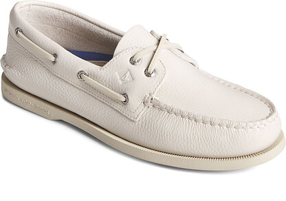 Sperry Men's Authentic Original™ Leather Wide Boat Shoe White - 13935310 (0195149)