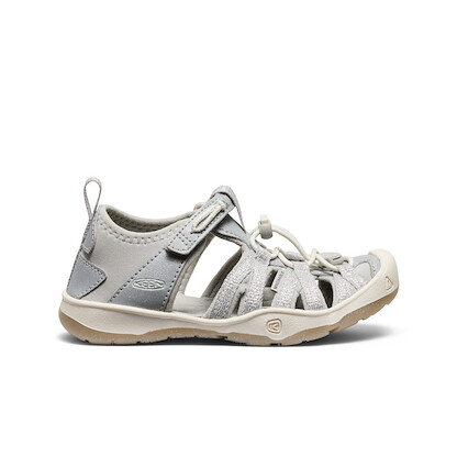 KEEN Big Kid's Moxie Closed Toe Casual Sandal Silver - 1018360