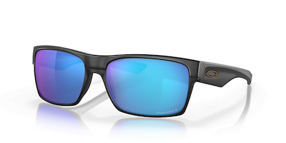 Oakley Men's TwoFace Sunglasses Matte Black/Prizm Sapphire Polarized (60 mm) - 0OO9189-918946 60