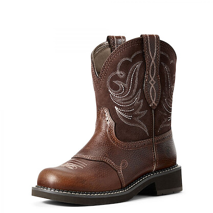Ariat Women's 8" Fatbaby Heritage Dapper Western Boot Copper Kettle/Brownie - 10029492