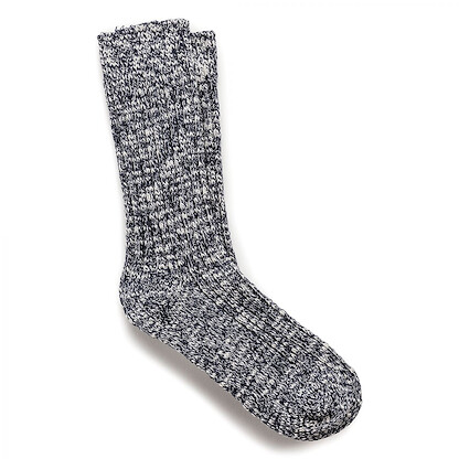 BIRKENSTOCK Men's Cotton Slub Socks Blue/White - 1008062