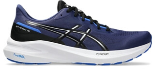ASICS Men's GT-1000 13 Extra Wide(4E) Running Shoe Indigo Blue/White - 1011B859-402