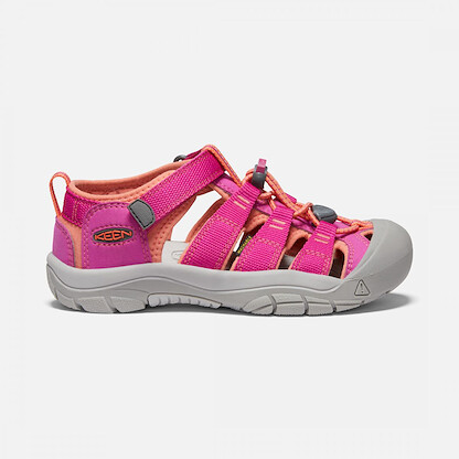 KEEN Unisex Big Kids' Newport H2 Sandal Very Berry/Fusion Coral - 1014267