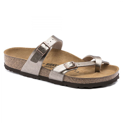 BIRKENSTOCK Women's Mayari Graceful Taupe Birko-Flor (regular width) - 1016408