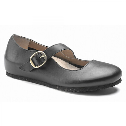 BIRKENSTOCK Women's Tracy Mary Jane Black Leather (regular width) - 1018131