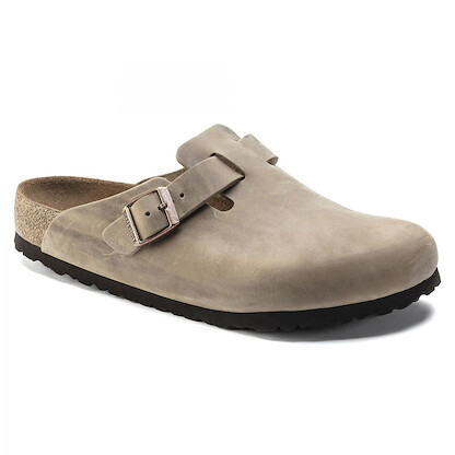 BIRKENSTOCK Women's Boston Soft Footbed Tobacco Oiled Leather (narrow width) - 1019484
