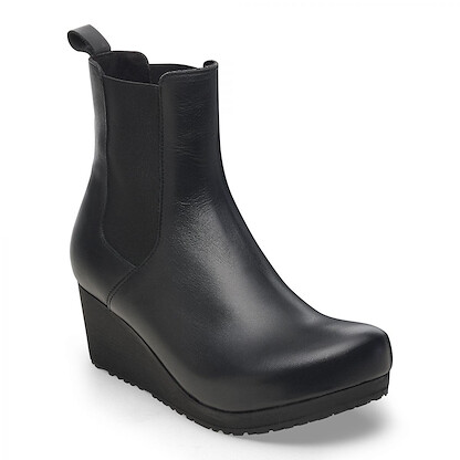 Papillio by BIRKENSTOCK Women's Ebba Pull On Boot Black/Black (narrow width) - 1028404