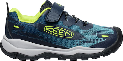 KEEN Unisex Little Kid's Wanduro Speed Low Hiking Shoe Legion Blue/Evening Primrose - 1028764