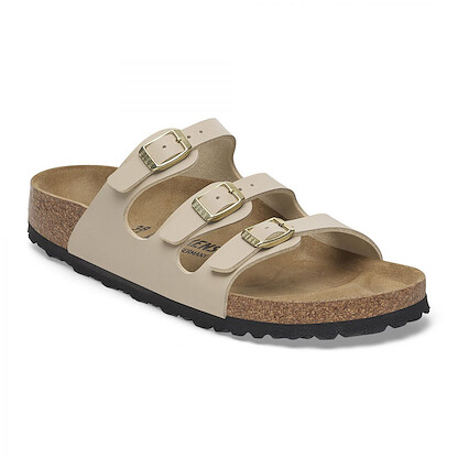 BIRKENSTOCK Women's Florida Sandal Sandcastle Birko-Flor (regular width) - 1029244