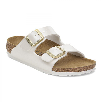 BIRKENSTOCK Unisex Kids' Arizona Electric Metallic Pearl Birko-Flor - 1029456