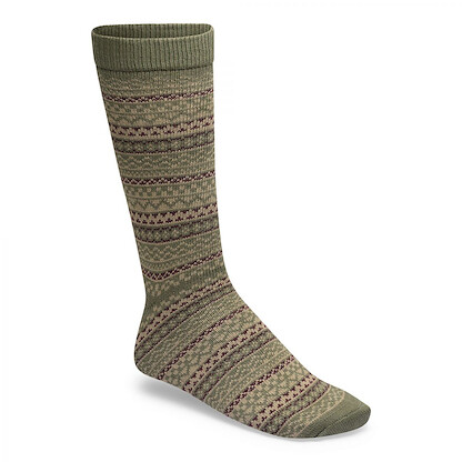 BIRKENSTOCK Cotton Pattern Socks Zinfandel/Ochre/Thyme - 1030293