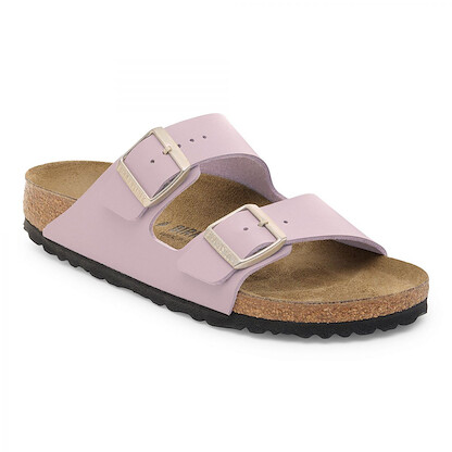 BIRKENSTOCK Women's Arizona Faded Purple Birko-Flor (narrow width) - 1030878