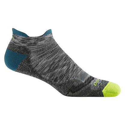 Darn Tough Men's No Show Tab Ultra-Lightweight with Cushion Running Sock Comet - 1039-COMET