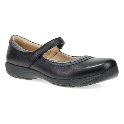 Dansko Women's Stacy 2.0 Wide Mary Jane Black Leather - 10406500200
