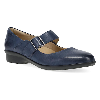 Dansko Women's Collette Mary Jane Navy Burnished Nubuck - 10502290200