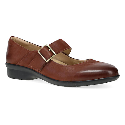 Dansko Women's Collette Wide Mary Jane Russet Burnished Nubuck - 10503530200