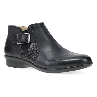 Dansko Women's Carolyn Black  Burnished Calf Leather - 10510020200