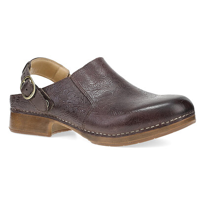 Dansko Women's Millie Chocolate Tooled Leather - 10702060600