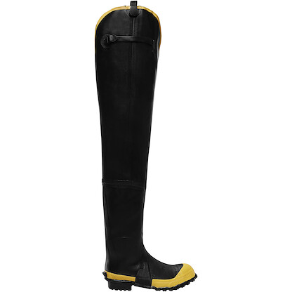 LACROSSE WORK Men's 31" Storm Hip Steel Toe Waterproof Insulated Work Boot Black - 00109050