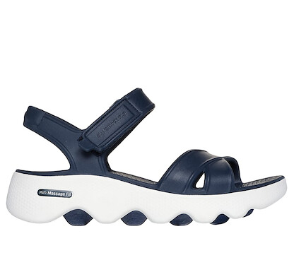 Skechers Women's Foamies: Massage Fit Sandal Heartfelt Navy/White - 111471-NVW