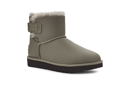 UGG Women's Mini Bailey Logo Strap Ultra Matte Seaweed - 1123623-UMSW