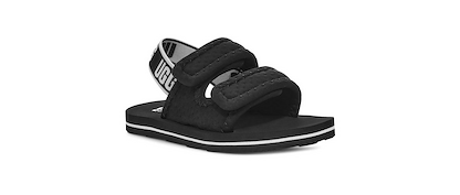UGG Unisex Toddlers' Lennon Slingback Sandal Black - 1152817T-BLK