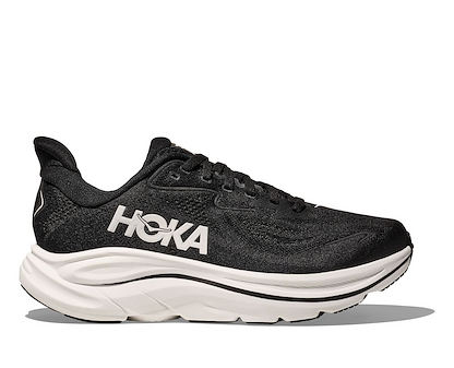 HOKA Women's Clifton 10 Running Shoes Black/White - 1162031-BWHT