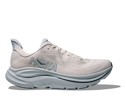 HOKA Women's Clifton 10 Running Shoes Grout/Mineral Blue - 1162031-GRTM