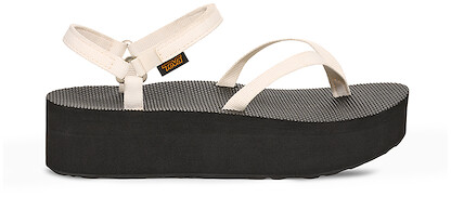 Teva Women's Flatform Sandal Slim Coconut Milk/Black - 1164630-CLKB