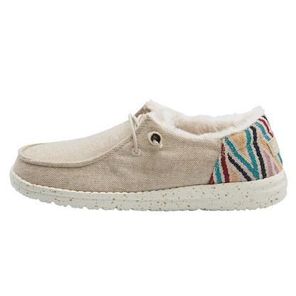 HEY DUDE Shoes Women's Wendy Funk Wool Beige - 121410544