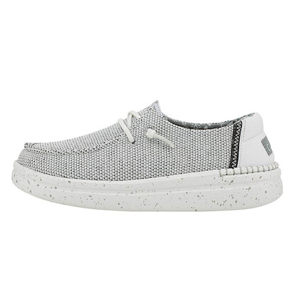 HEY DUDE Shoes Women's Wendy Rise Sox Stone White  - 121940705
