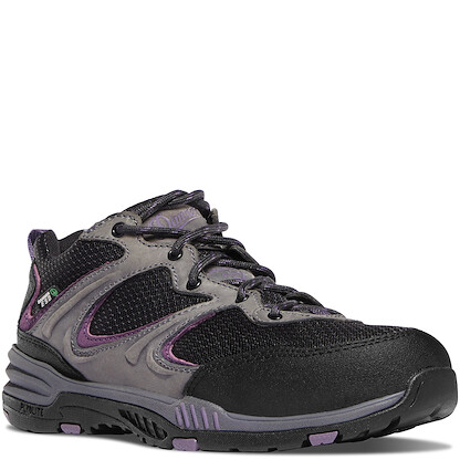 DANNER WORK Women's 3" Springfield Low Composite Toe ESD Work Shoe Gray/Purple - 12212