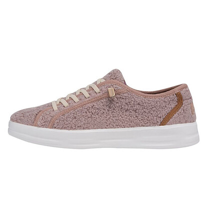 HEY DUDE Shoes Women's Karina Sherpa Tuscany Pink - 122295073