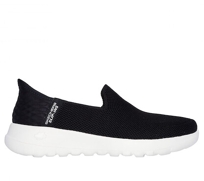 Skechers Women's Go Walk Joy - Vela Sneaker Black/White - 124641-BKW
