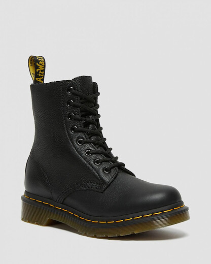 Dr Martens Women's 1460 Pascal Boot Black Virginia Leather - 13512006