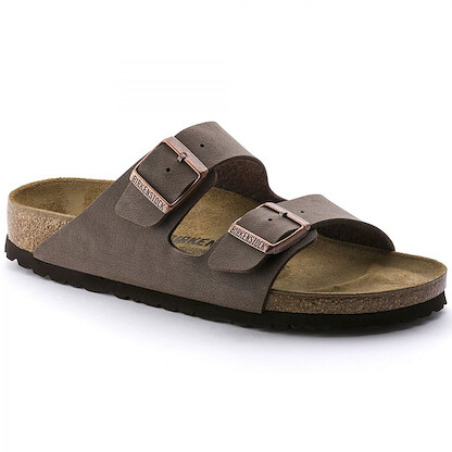 BIRKENSTOCK Unisex Arizona Mocha Birkibuc (narrow width) - 0151183